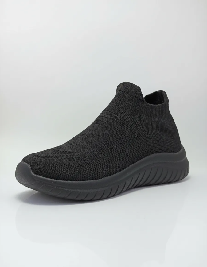 Tenis Slip On, Tipo Calcetín Transpirable Unisex, Plantilla Memory Est3005