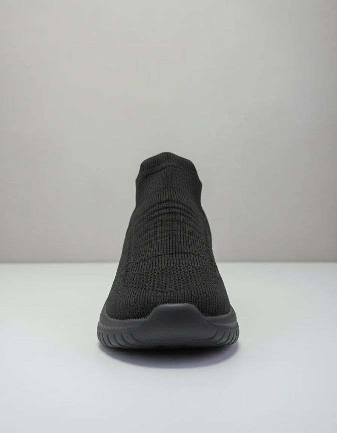 Tenis Slip On, Tipo Calcetín Transpirable Unisex, Plantilla Memory Est3005