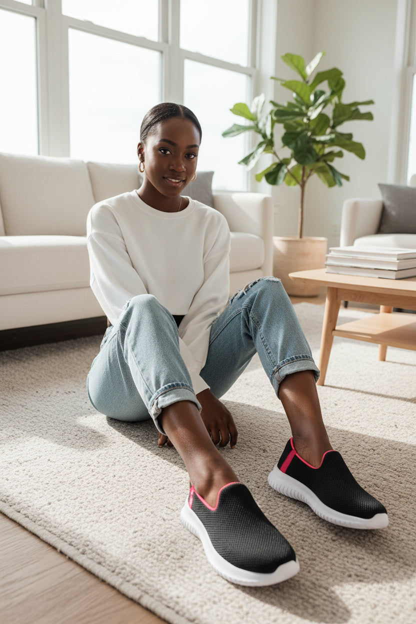 Tenis Slip-on Dama, Est352 Plantilla Memory