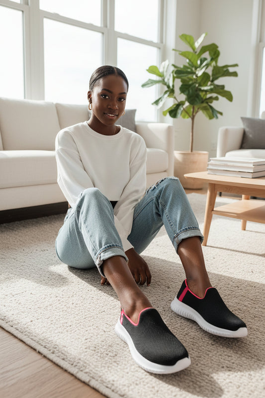 Tenis Slip-on Dama, Est352 Plantilla Memory